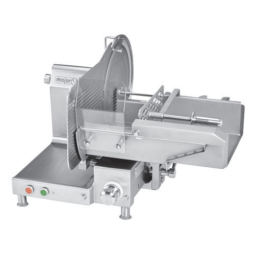 Industrielle Schinkenschneidemaschine - MAJOR SLICE 350V - Dadaux SAS - manuell / Rundmesser / 230V einphasig