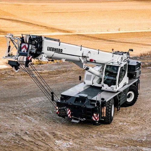 Kran für schwierige Gelände - LRT 1090-2.1 - Liebherr Cranes - mobil / zusammenklappbar / für Hubanwendungen