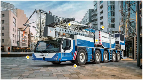 Mobiler Kran - MK 120-5.1E - Liebherr Cranes - Ausleger / für Baustelle / für Hubanwendungen