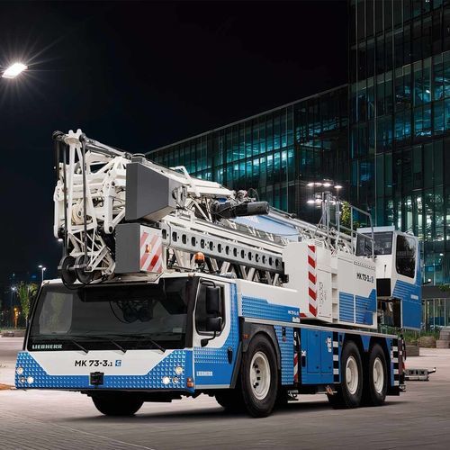 Mobiler Kran - MK 73-3.1E - Liebherr Cranes - Spitzenausleger / für Baustelle / für Gebäudefassaden