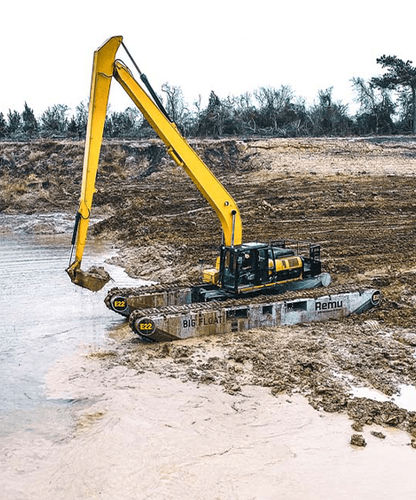 Schienenmontiertes Chassis für Baustellenmaschine - BIG FLOAT E22 - REMU Oy - für schwergewichtige Fahrzeuge