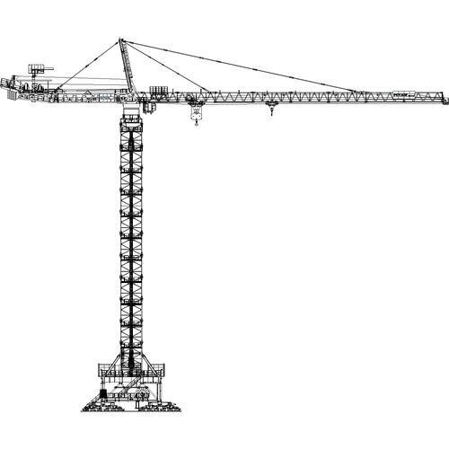 Festinstallierter Kran - MD 2200 - Manitowoc Cranes - Obendreher / für Baustelle / für Hubanwendungen