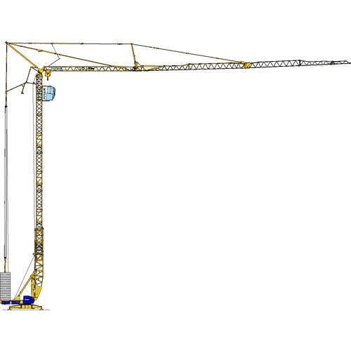 Schnellmontagekran - Igo T 130 - Manitowoc Cranes - festinstalliert / zusammenklappbar / für Baustelle