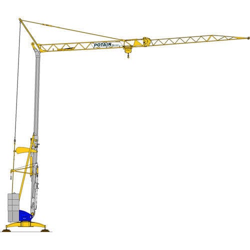 Schnellmontagekran - Igo 13  - Manitowoc Cranes - festinstalliert / Gitter / für Baustelle