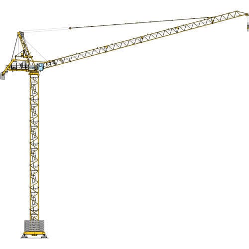Festinstallierter Kran - MR 418 A - Manitowoc Cranes - Spitzenausleger / Obendreher / für Baustelle