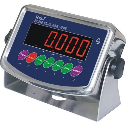 Wägeindikator mit LCD-Anzeige - HL318 Plus SSE/HL318 Plus SSC - HOLI - LED-Display / wandmontiert / schwingungsresistent