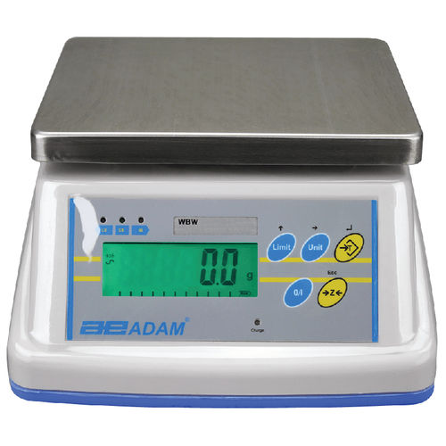 Thekenwaage - WBW series  - AE Adam GmbH - außen / mit LCD-Display / Edelstahl