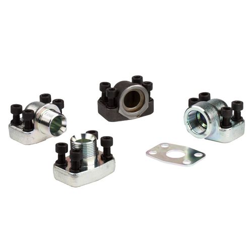 Hydraulischer Steckverbinder - HK series - Tubes International - Socket / Flansch / Stahl