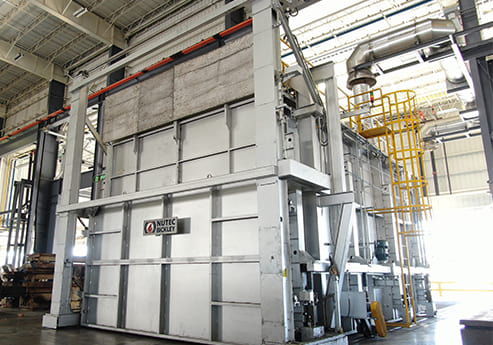 Glühofen - Nutec Bickley - Verbrennungssystem / für Aluminium / für Schmiedearbeiten