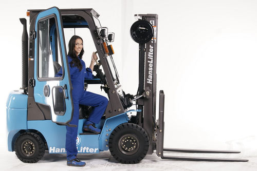 Diesel-Gabelstapler - HDLS series - Hanselifter - Sitz / für den Einsatz im Freigelände / für Materialumschlag