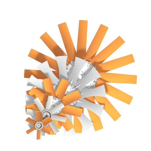 Mehrblatt-Rührer - Planetfan - für Gebläse / Axial