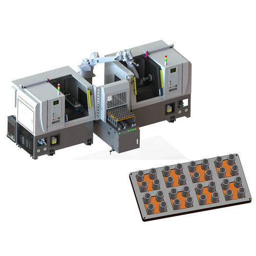 Roboterzelle für Materialumschlag - P3538 - Ningbo GongTie Precision Machinery Co.,LTD - Bearbeitung / zur Maschineneinspeisung / zum Entladen