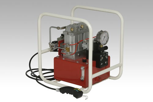 Hydraulische Kolbenpumpe - P2870 series - OLMEC - luftbetrieben / doppeltwirkend