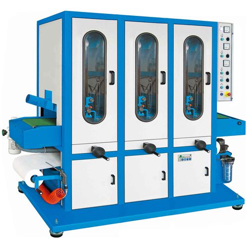 Schleif- und Poliermaschine / für flache Werkstücke - ART.76-3N - ACETI MACCHINE - für Messing / Aluminium / Edelstahl