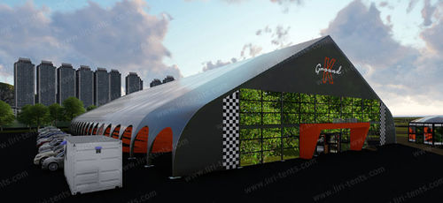 Zelt für Event - Indoor Go-Karting  - Liri Tent Technology - gepanzert