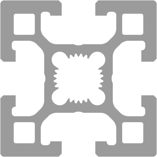 Aluminiumprofil - MS 40+ L series - MS Plus Automation GmbH - gerillt / für Bauanwendungen / leichtgewichtig