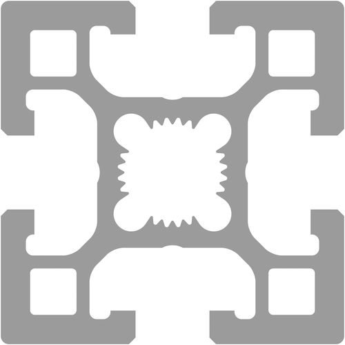 Aluminiumprofil - MS Plus Automation GmbH - gerillt / für Bauanwendungen / für schwere Lasten