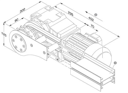 Fördersystem für Nahrungsmittel - Direct drives CS 090 SL - MS Plus Automation GmbH