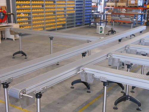 Bandförderer - Mattop conveyor system  CS MTS - MS Plus Automation GmbH - horizontal / gerade / Transport