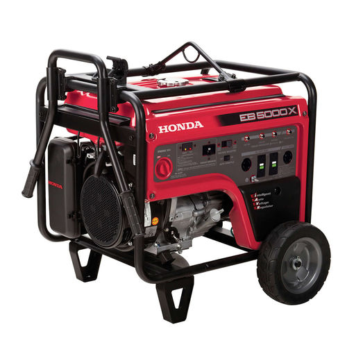 Benzinbetriebenes Stromaggregat - EB5000 - Honda Power Equipment - einphasig / auf Rollen / Direkteinspritzung