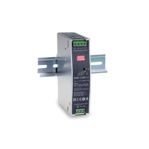 DC-DC-Wandler / Spannungsbereich Eingang 2:1 - DDR-120 series - Mean Well - hochisoliert E/A / für DIN-Schiene / Industrie