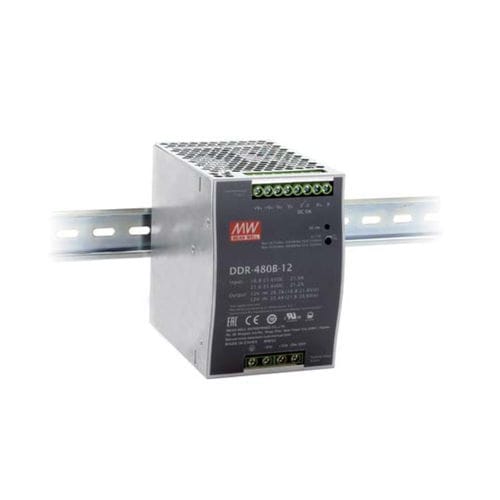 DC-DC-Wandler / Spannungsbereich Eingang 2:1 - DDR-480 series - Mean Well - für DIN-Schiene / Industrie / für die Bahntechnik