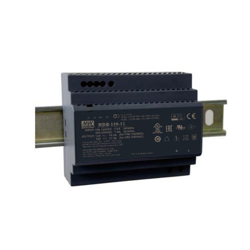 Stromversorgung für DIN-Schiene - HDR-150 series  - Mean Well - AC/DC / Einfachausgang / mit Kurzschluss-Schutz