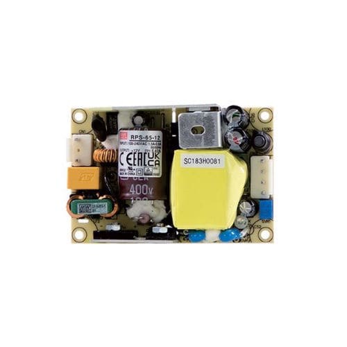 Stromversorgung / open frame - RPS-65 series - Mean Well - AC/DC / Einfachausgang / mit Kurzschluss-Schutz