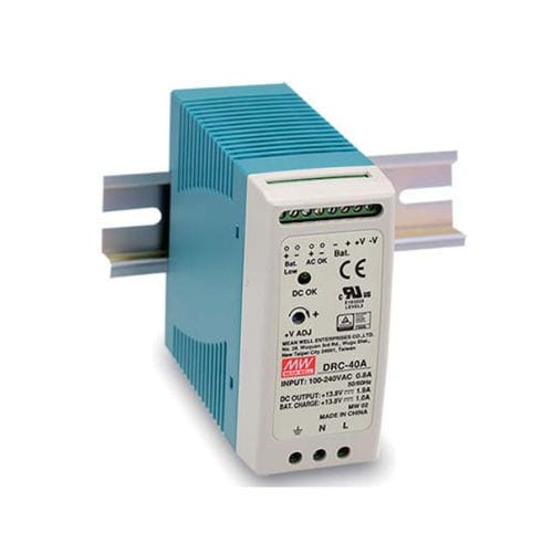 Stromversorgung für DIN-Schiene - DRC-40 series - Mean Well - AC/DC / Einfachausgang / mit Kurzschluss-Schutz