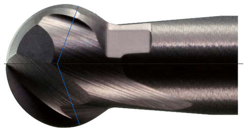 Kugelkopffräser - VF2WB series - MITSUBISHI MATERIALS - Vollmetall / Form / 2-Schneiden