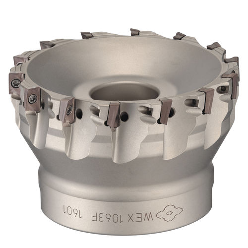 Fräser mit austauschbaren Wendeschneidplatten - WEX10 series - SUMITOMO ELECTRIC Hartmetall GmbH - Eck / modular / zum Schneiden