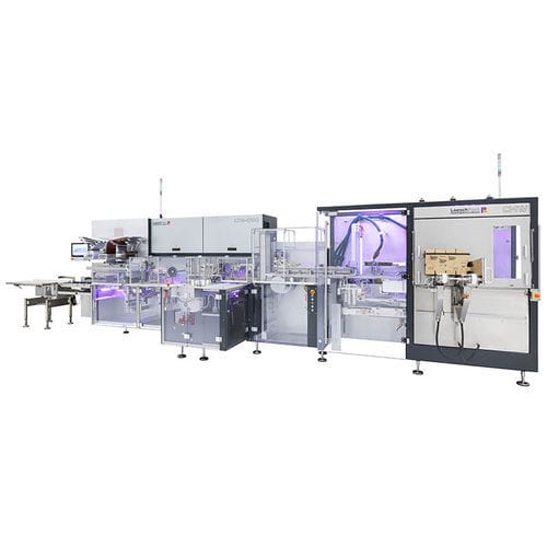 Falteinschlag-Verpackungsmaschine - LTM-DUO  - LOESCH Verpackungstechnik GmbH + Co. KG - automatisch / kompakt / für Schokoladeprodukte
