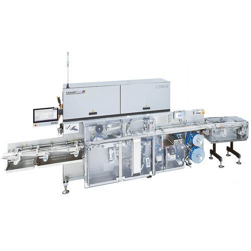 Falteinschlag-Verpackungsmaschine - LRM-S - LOESCH Verpackungstechnik GmbH + Co. KG - automatisch / für Schokoladeprodukte / für die Backwarenindustrie