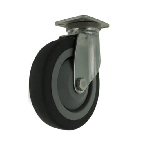 Lenkrolle - F25P160QC0V - P&H Casters - mit Grundplatte / Polypropylen / Edelstahl