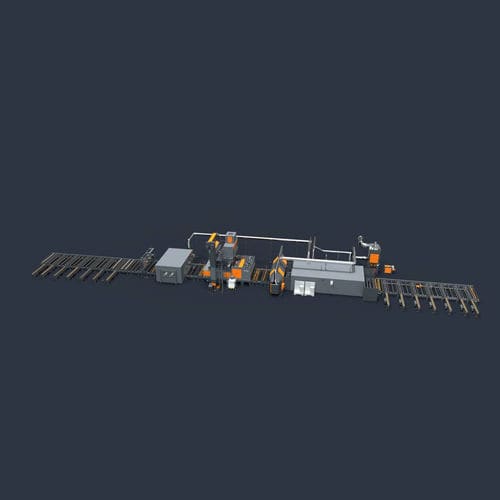 Strahl- und Lackierstraße - RÖSLER OBERFLÄCHENTECHNIK