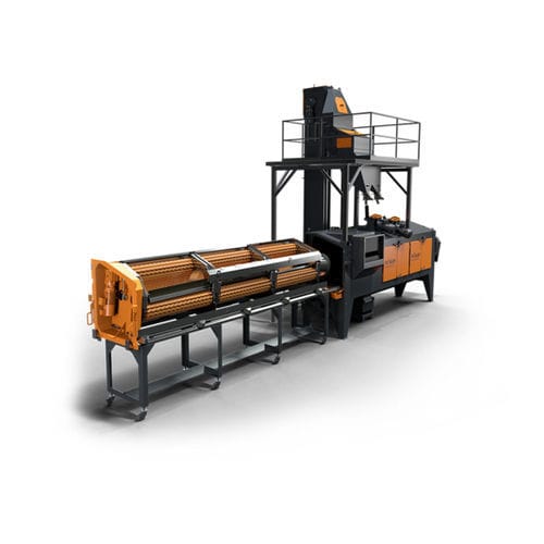 Raupenbandstrahlanlage - RMBD - RÖSLER OBERFLÄCHENTECHNIK - für Metall / automatisch