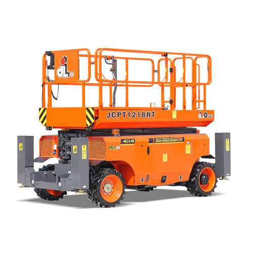 Scherenarbeitsbühne mit Eigenantrieb - JCPT1218RT - Zhejiang Dingli Machinery Co,Ltd - hydraulisch / Diesel / kompakt