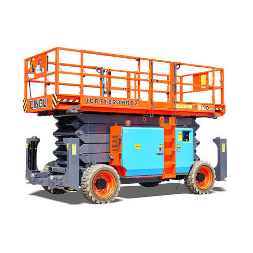 Mobile Scherenarbeitsbühne - JCPT1823HRT2 - Zhejiang Dingli Machinery Co,Ltd - hybrid / für Außenbereich / kompakt
