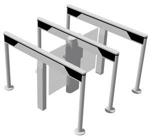 Halbhohe Drehsperre - SlimLane 945 Twin - AUTOMATIC SYSTEMS