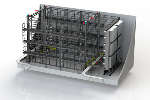 Vertikaler Gefrierschrank - Boxfreezer - BCS SIA - Prozess / Edelstahl / Industrie