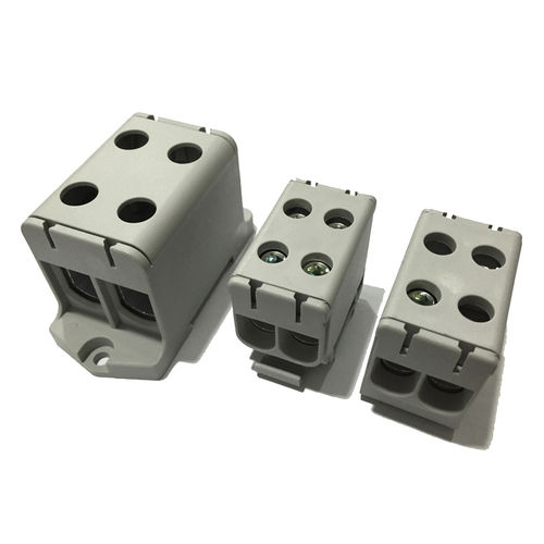 Klemmenblock auf DIN-Schiene - JUT10 series - Utility Electrical Co., Ltd. - Schraubanschluss / einpolig / Hochstrom