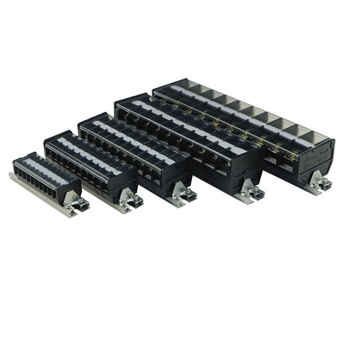 Klemmenblock auf DIN-Schiene - TD series - Utility Electrical Co., Ltd. - Schraubanschluss / Durchführung / Kunststoff