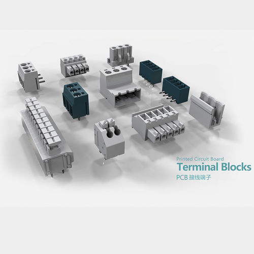 Leiterplattenklemme - MU series - Utility Electrical Co., Ltd. - Schraubanschluss / bipolar / dreipolig