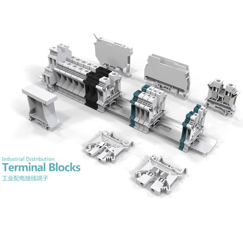 Klemmenblock auf DIN-Schiene - JUT1 series - Utility Electrical Co., Ltd. - Schraubanschluss / Standard