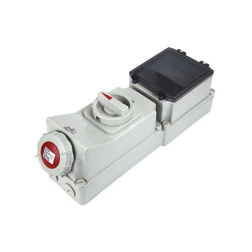Wandmontierte Steckdose und Stecker - Utility Electrical Co., Ltd. - mit integriertem Schutzschalter