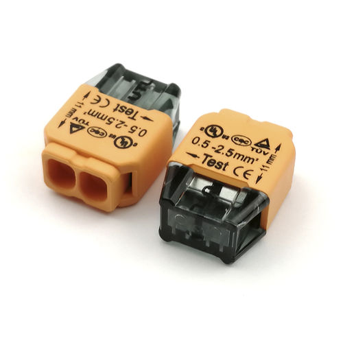Push-in-Klemmenblock - UC41-02-GN - Utility Electrical Co., Ltd. - ohne Schrauben / mit Schnellanschluss / Kunststoff