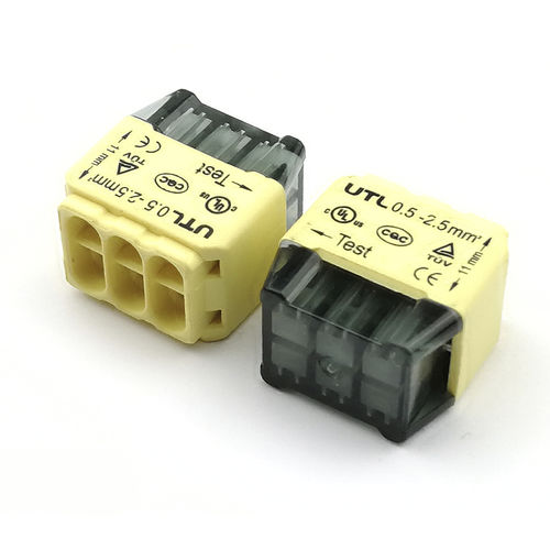 Push-in-Klemmenblock - UC42-06-GN - Utility Electrical Co., Ltd. - ohne Schrauben / Federdruck / mit Schnellanschluss