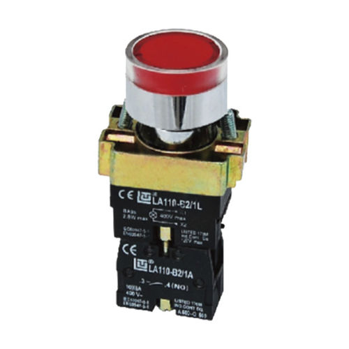 Schnapp-Drucktaster - LA110-B2-BW series - Utility Electrical Co., Ltd. - mit Meldeleuchte
