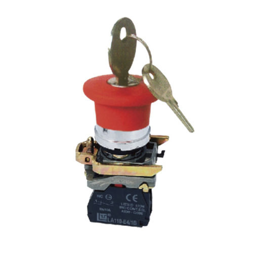 Schlüssel-Drucktaster - LA110-B4-BS series - Utility Electrical Co., Ltd. - Notausschalter / Push-to-Lock