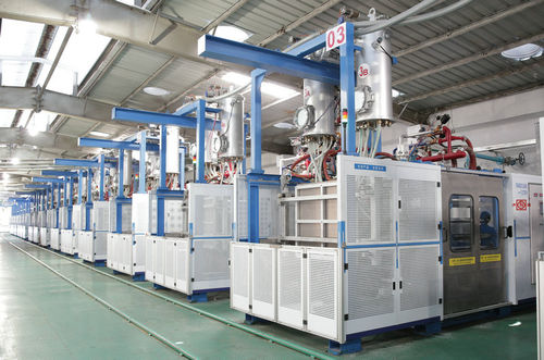 Partikelschaum-Formteilautomat - SPZ1270-1470FH - Hangzhou Fangyuan Plastics Machinery Co.,Ltd - für EPS / für expandiertes Polypropylen / PLC-gesteuert